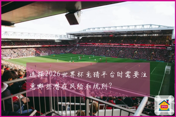 选择2026世界杯竞猜平台时需要注意哪些潜在风险和规则?