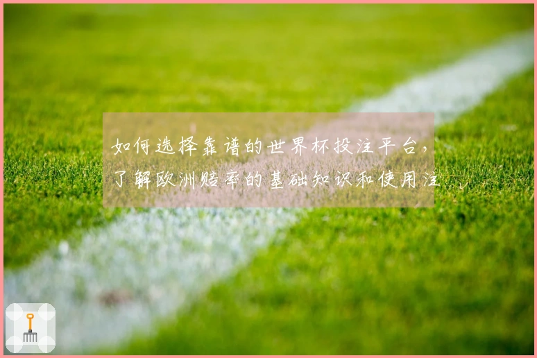 如何选择靠谱的世界杯投注平台，了解欧洲赔率的基础知识和使用注意事项